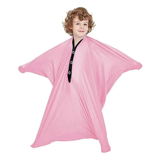 Sensory Compression Body Sock for Kids in pink, perfect sensory toy for children and calming sensory activities.