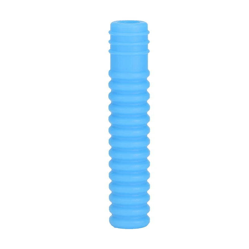 Chewable Pencil Toppers (5-Pack) in blue, sensory toys for kids, fidget toys Ireland, sensory products Ireland.
