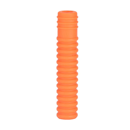 Chewable Pencil Toppers (5-Pack) in vibrant orange for sensory play, perfect sensory toys Ireland for kids and adults.