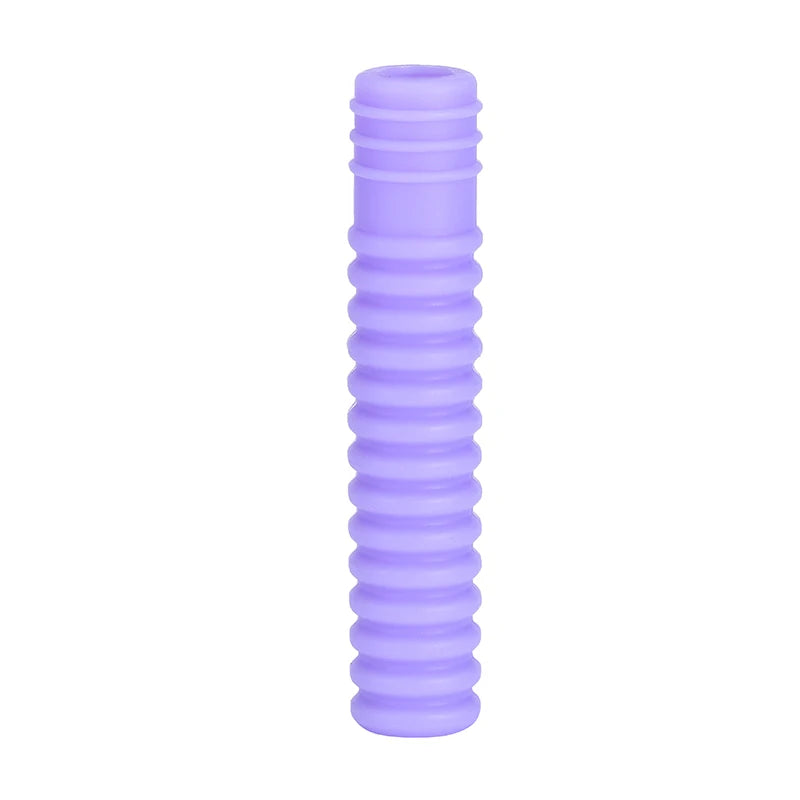 Chewable Pencil Toppers (5-Pack) in purple, perfect sensory toys for kids and adults in Ireland.