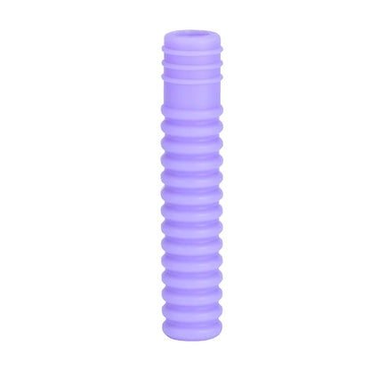 Chewable Pencil Toppers (5-Pack) in purple, perfect sensory toys for kids and adults in Ireland.