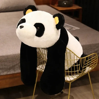 Giant Weighted Panda Plush – Soft Comfort Toy resting on a chair, perfect for cozy cuddles and sensory play.