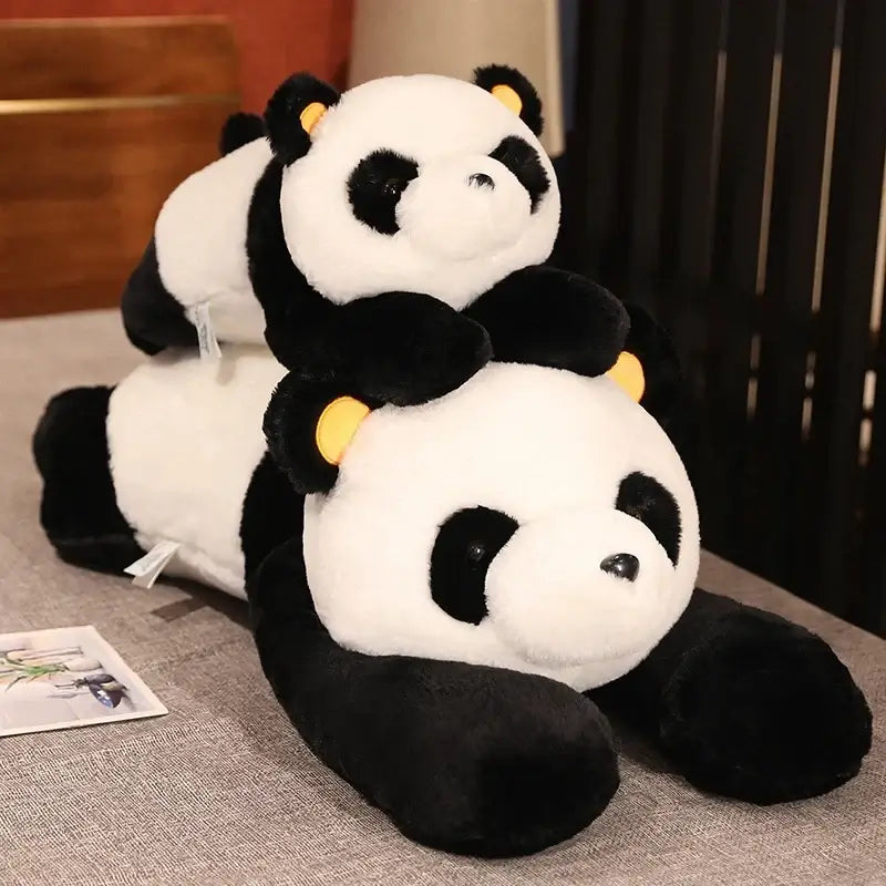 Giant Weighted Panda Plush – Soft Comfort Toy featuring adorable stacked pandas for cozy cuddles and sensory-friendly fun.