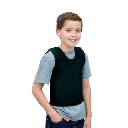 Kids Sensory Compression Vest – Deep Pressure Comfort Vest in black, perfect calming sensory toys for kids, ideal sensory support.