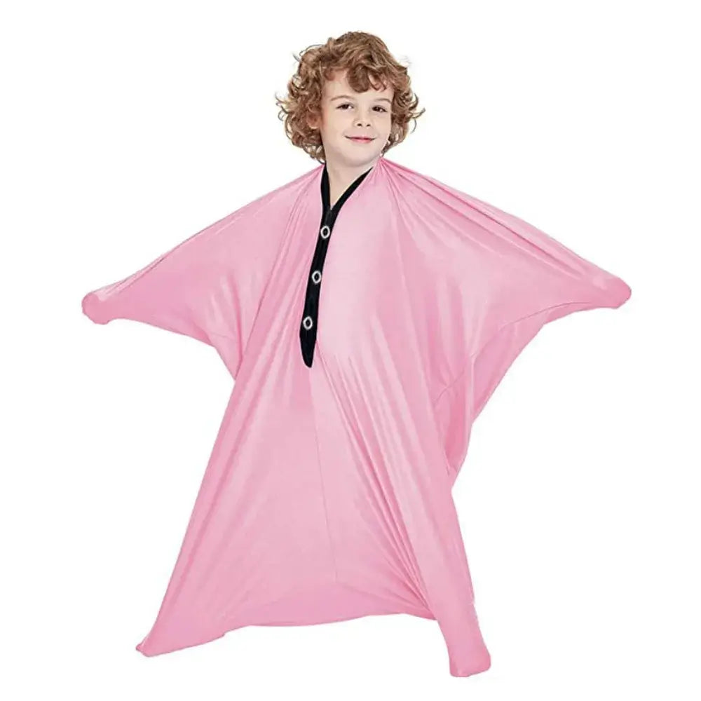 Sensory Compression Body Sock for Kids in pink, perfect sensory toy for children and calming sensory activities.